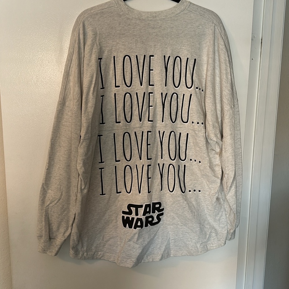 Star Wars Han & Leia I Love You spirit jersey XL - Picture 2 of 4
